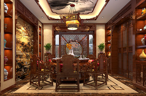沈阳温馨雅致的古典中式家庭装修设计效果图